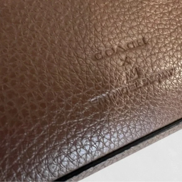 Coach X Jean Michel Basquiat Holden Brown Leather Crossbody Bag - Picture 8 of 9